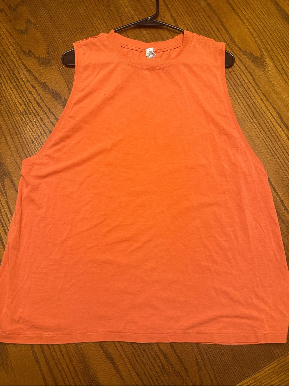 lululemon athletica Orange Crewneck Tee